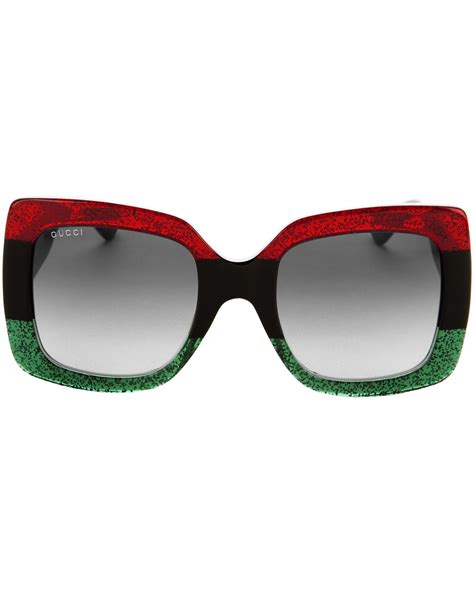 dark red gucci sunglasses sparkle logo on arm|Gucci sunglasses price.